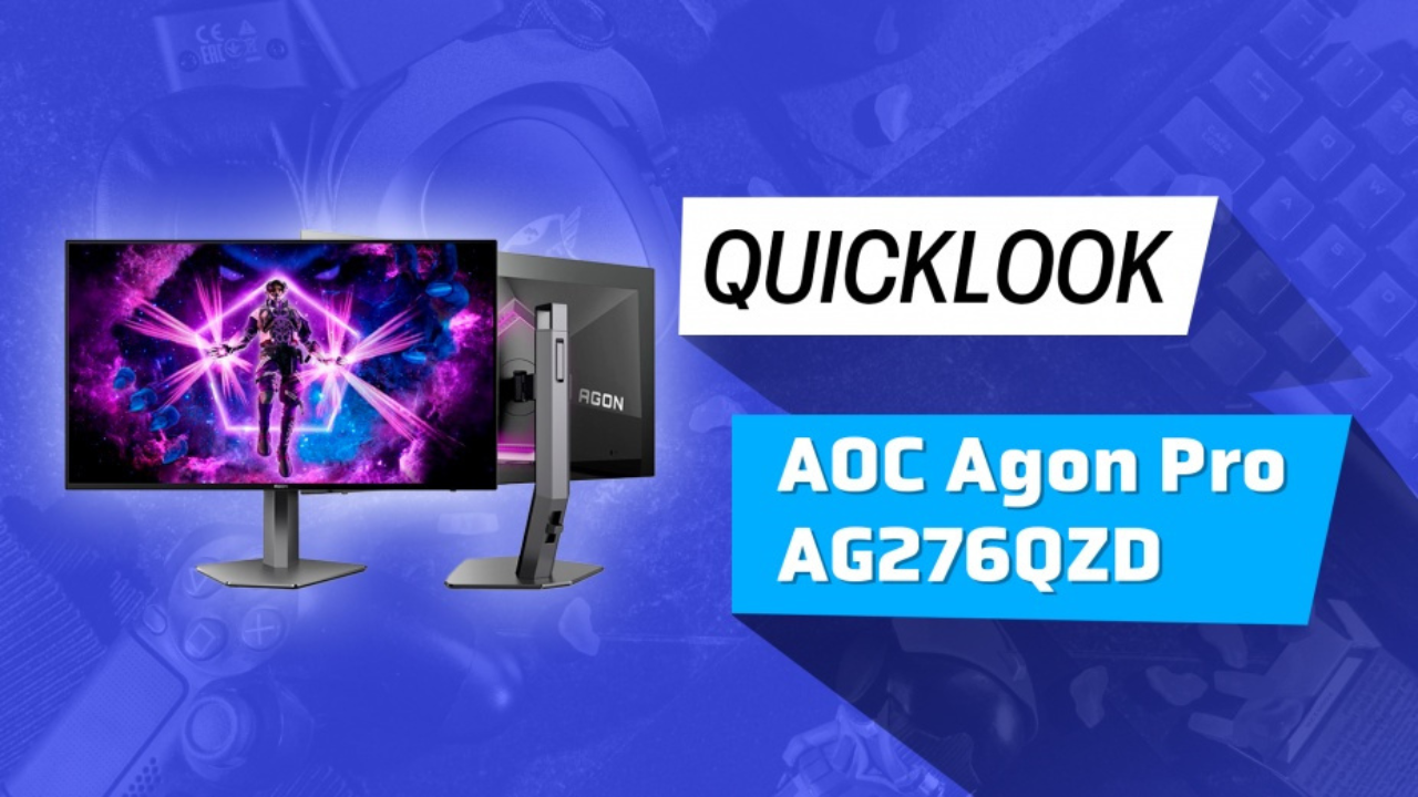 Budget-Friendly 27 1440p 240Hz OLED Gaming Monitor - AOC AG276QZD